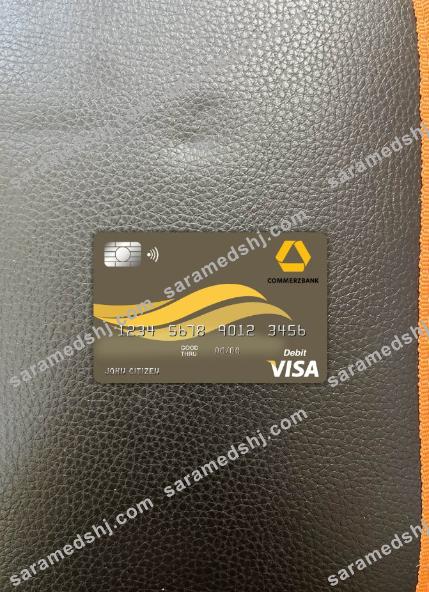 Belize Commerzbank visa card photolook front